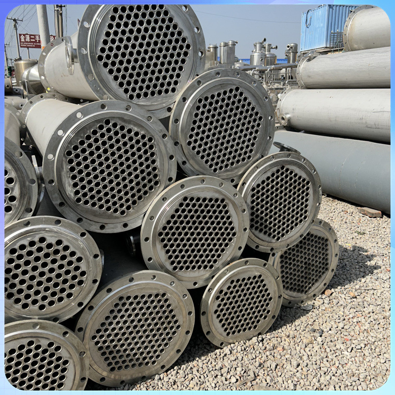 二手化工传热设备 不锈钢冷凝器 钛材冷凝器 石墨冷凝器 九成新