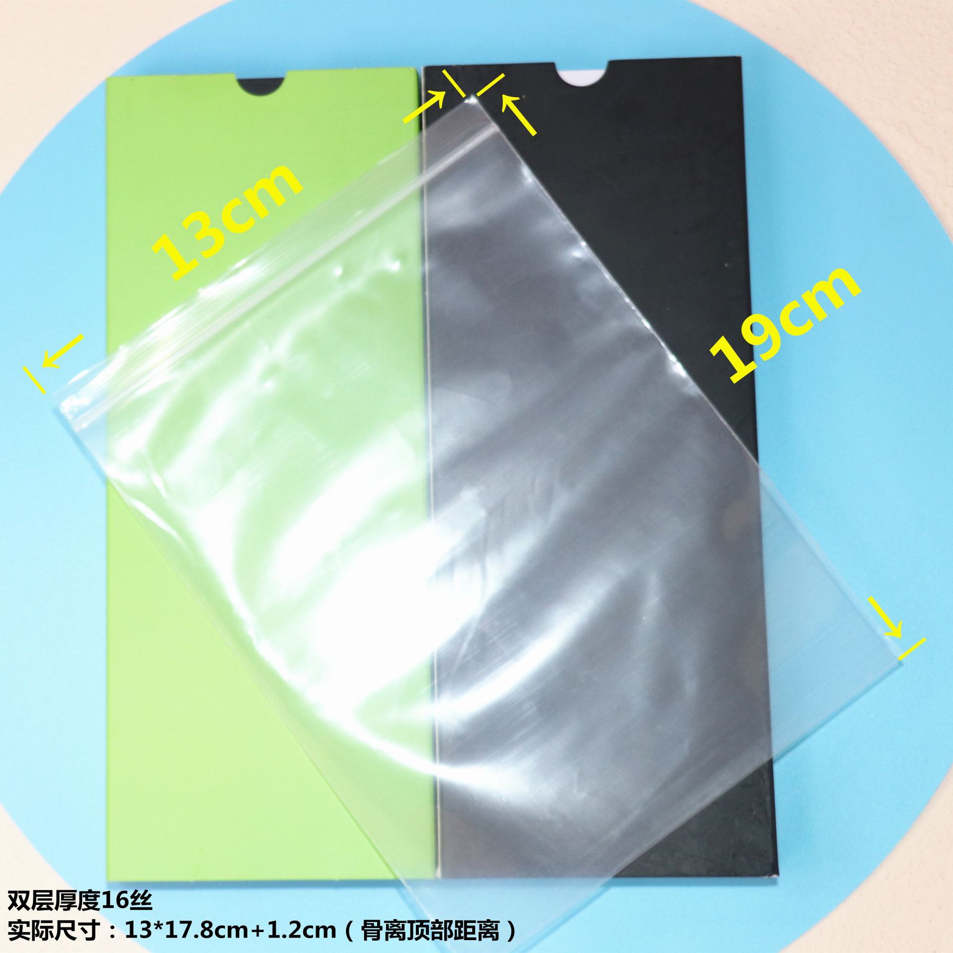 En stock venta al por mayor engrosada PE bolsa autosellante transparente bolsa autosellante bolsa de grado alimenticio tamaño pequeño bolsa de embalaje de clavícula transparente