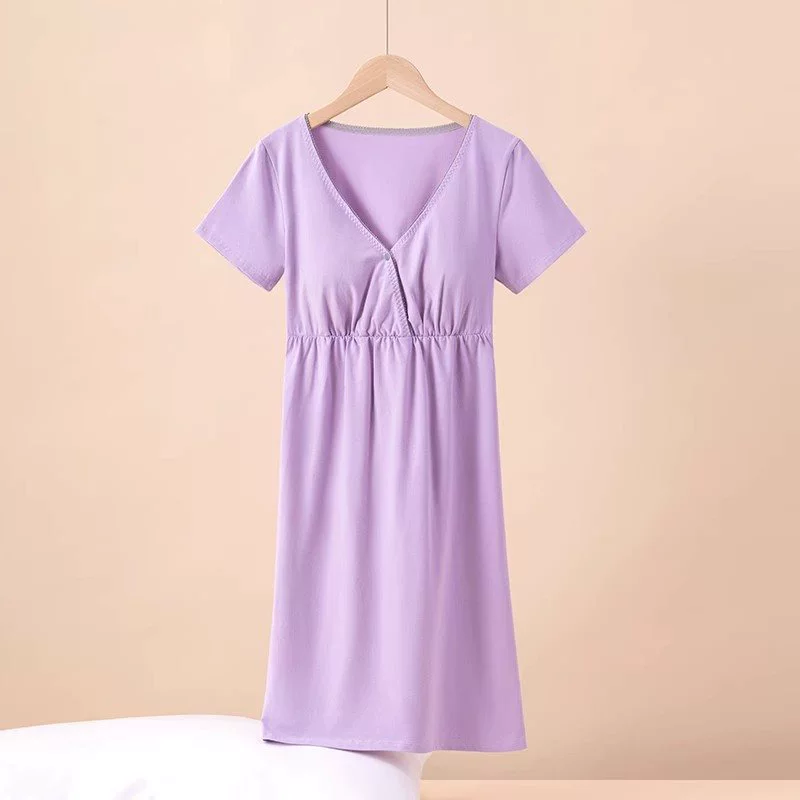 Тонкая пижама для беременных для кормления грудью, платье, plus size, свободный силуэт