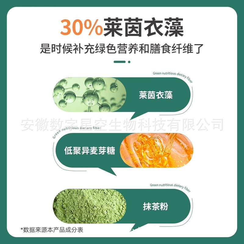 源头工厂莱茵衣藻益生元代餐粉果蔬膳食纤维青汁固体饮料|undefined