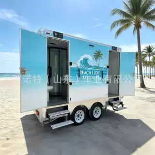 外贸出口移动厕所车 景区工地应急卫生间 支持尺寸功能定制