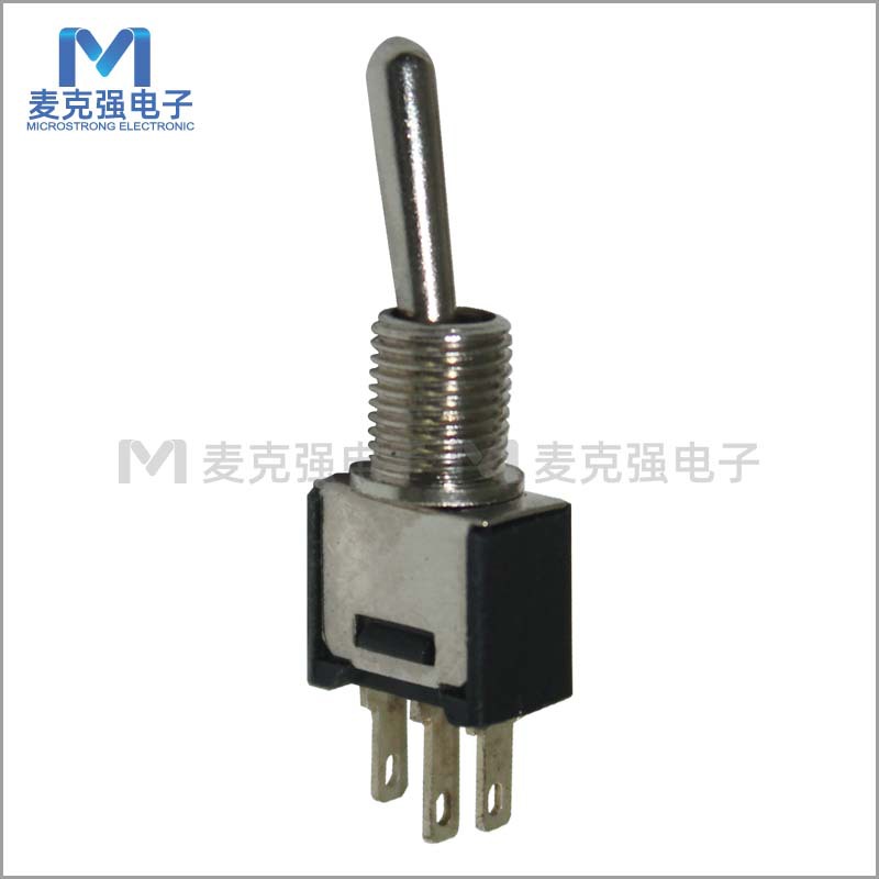 小型钮子开关3脚2档 8*5*7mm 三脚两档 摇臂开关 摇头开关