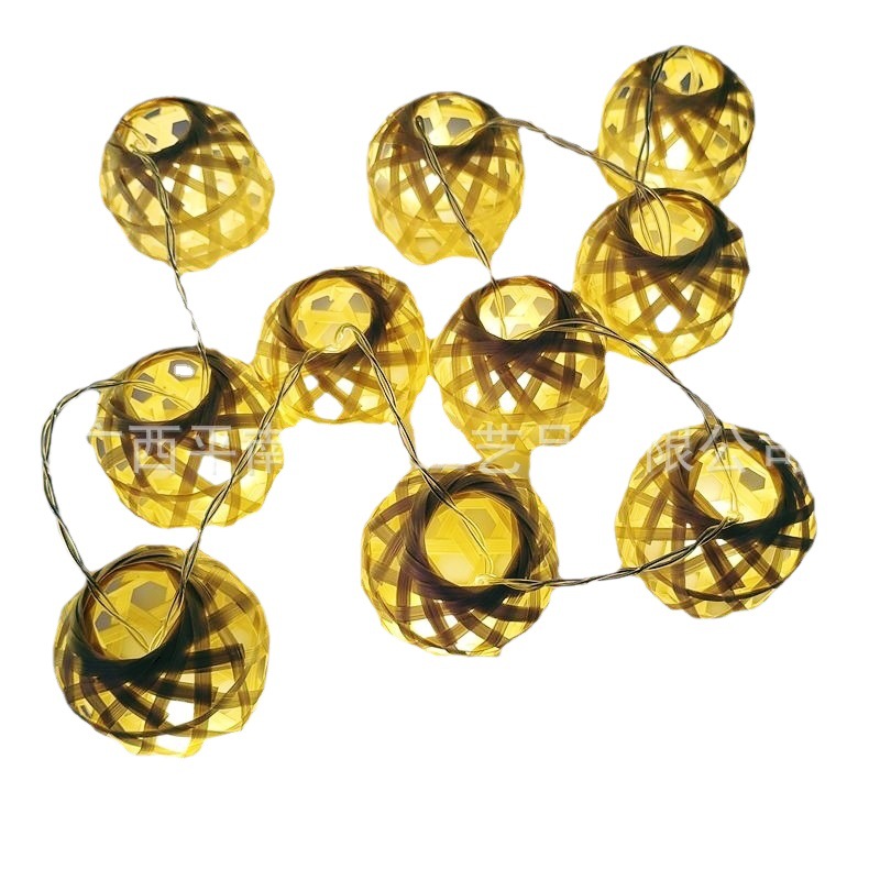 Industrial flashlight, bamboo light, creative lampshade, DIY 4