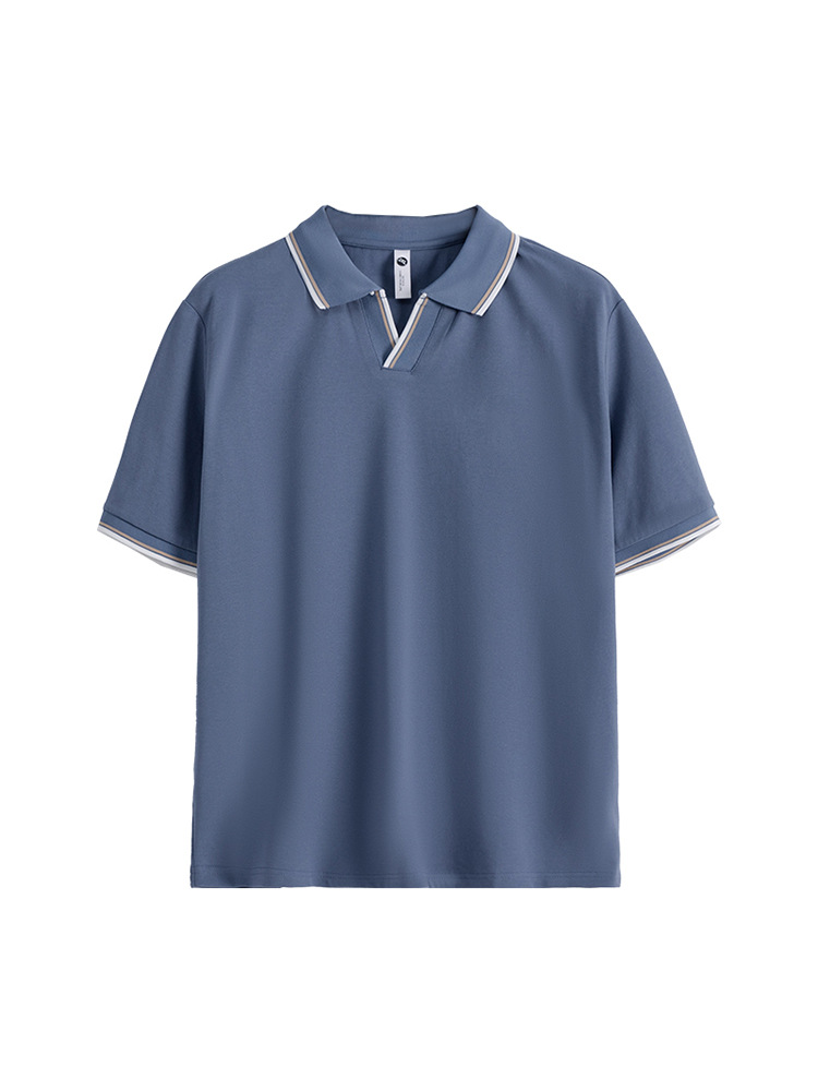Polo para hombre Camiseta de manga corta de alta gama para hombre Camiseta con cuello de alta gama para hombre Camiseta casual Paul para hombre