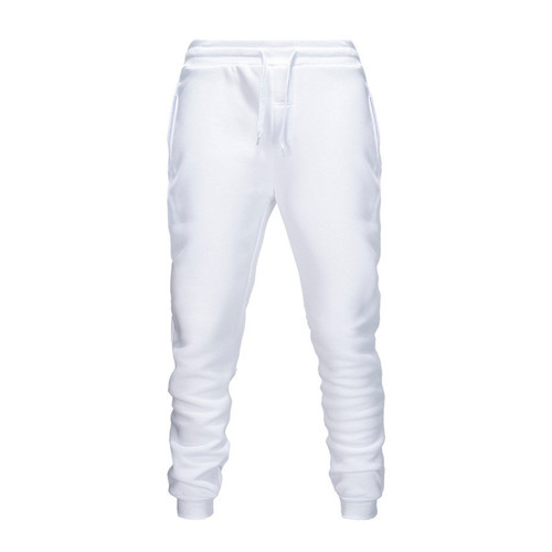 Men's and Women's Winter Fleece Track Pants, Fitness Running Pants, Elastic Waist Solid Color Tracksuit Leggings