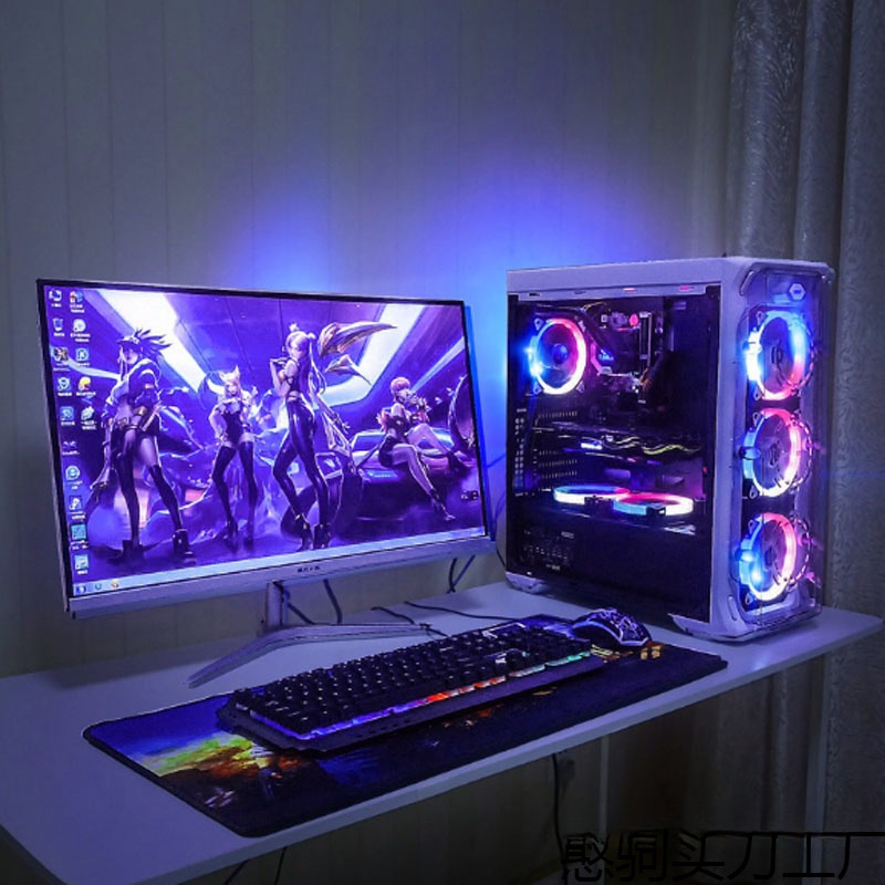 32inch Curved Screen Assembled Desktop Computer Complete Set High Configuration Anchor Student Version E-Sports Game Cheap