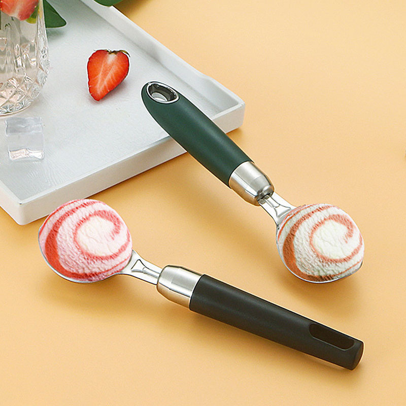 Creative 304 Stainless Steel Ice Cream Scoop for Home Use, Ice Cream Ball Scooper, Watermelon Scoop, Mango Scoop