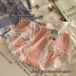 蕾丝莫代尔内裤女生抗菌7A棉裆透气少女中腰女士三角裤2025新款