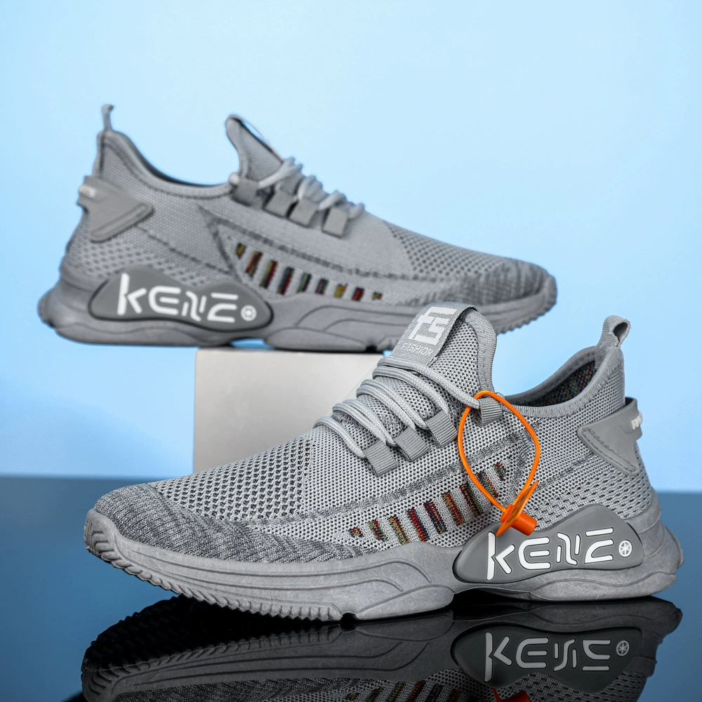 Footwear, breathable trend sports shoes, for import, for running, soft sole, plus size