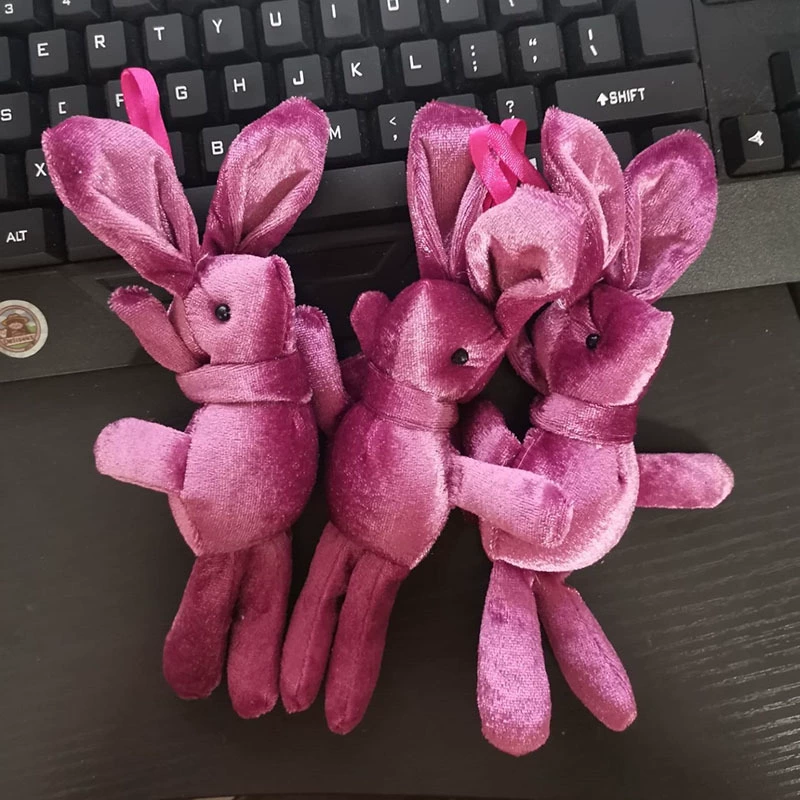 Бархатная плюшевая кукла, игрушка, подвеска, подарочная коробка, ЮжнаяKорея, букет