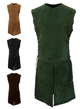 2023跨境外贸新欧美复古亚马逊中世纪文艺复兴鹿皮绒皮甲COSPLAY