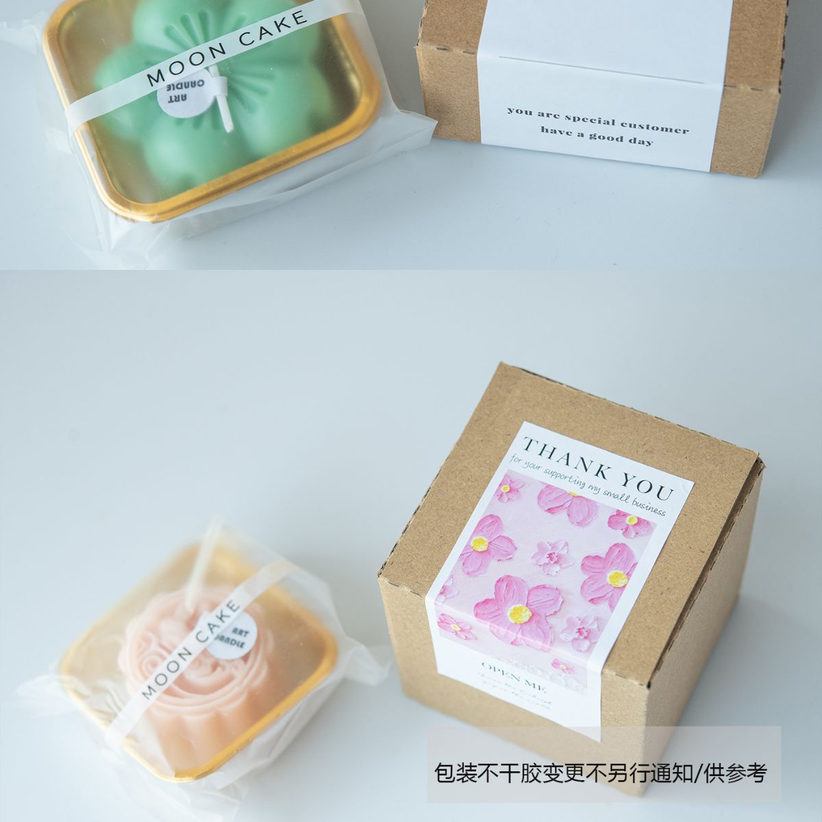 Festival de mediados de otoño pastel de Luna flor conejito forma vela lindo interesante decoración creativa decoración Venta caliente al por mayor