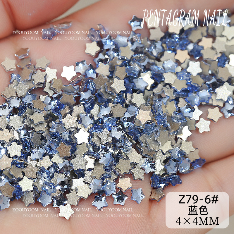 z79-6#블루 4*4mm 1개 조각