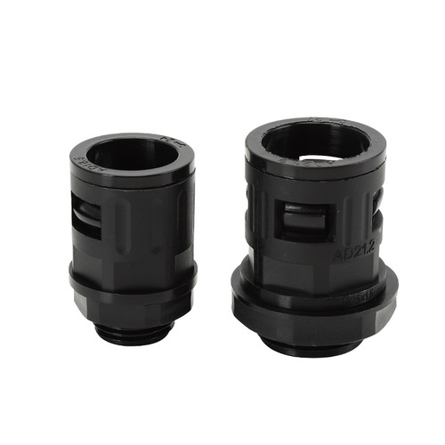 Factory Supply Plastic Corrugated Pipe Quick Connectors/M Metric Thread Waterproof Dustproof Quick Connectors