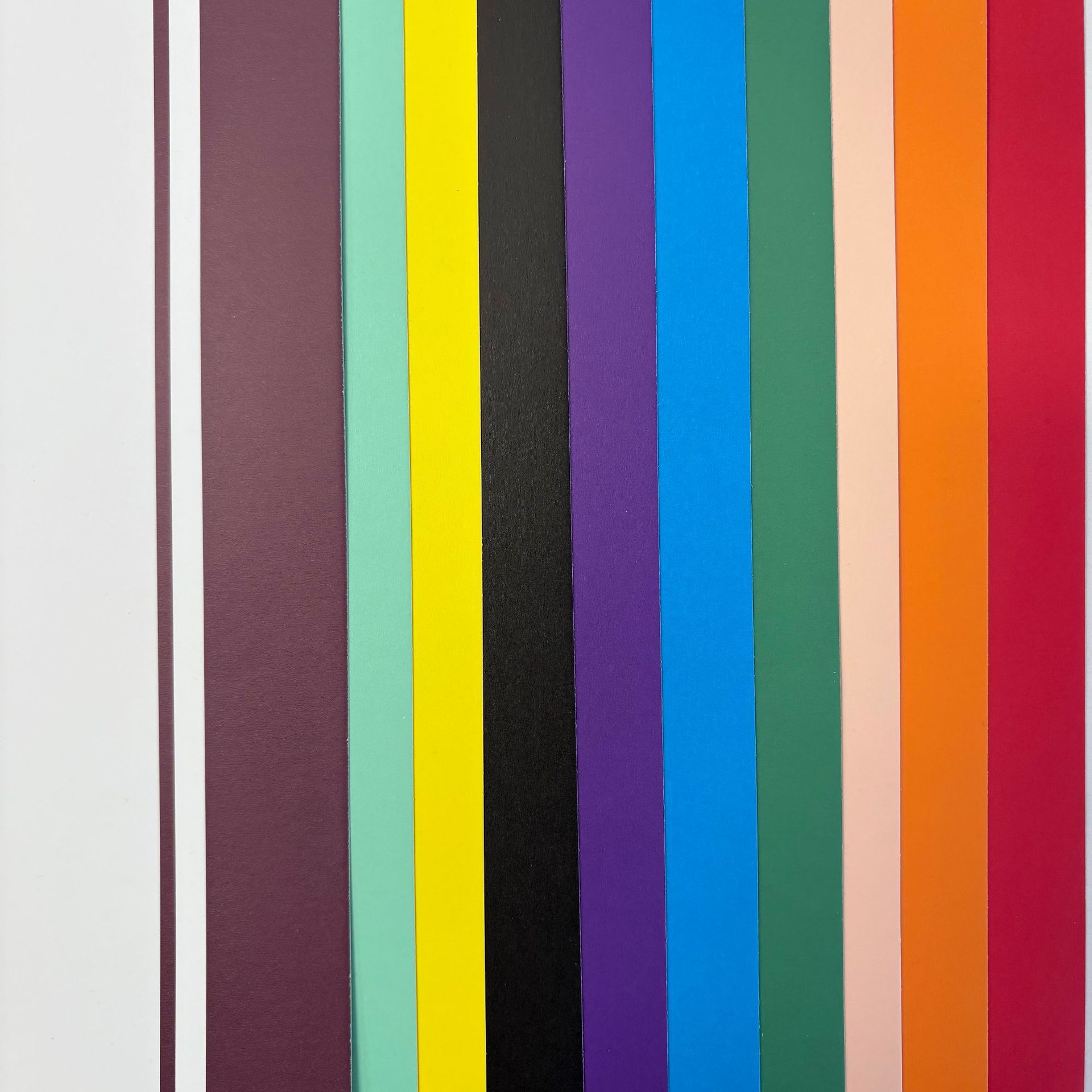 Exterior interior de 33cm de papel de bordes cuadrados de color cartón de pintura artística infantil cartón de engrosamiento cartón de color cartón