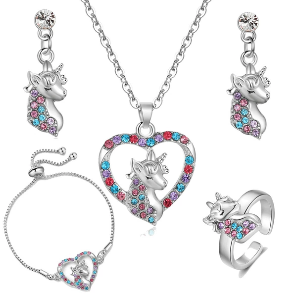 Four sets of unicorn