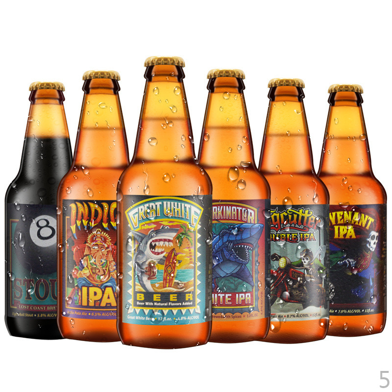美国进口迷失海岸组合浑浊精酿小麦啤酒黑八世涛亡魂象神双倍IPA
