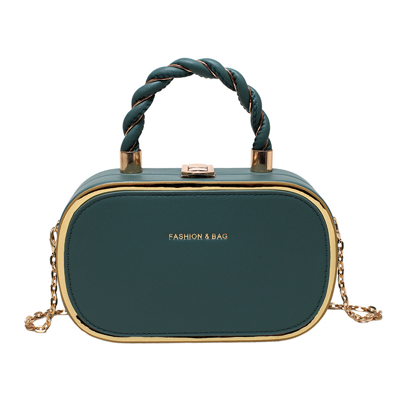Kleine schoudertas voor dames modieuze handtas met ketting_voghion.com