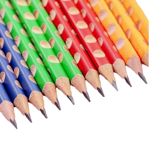 Wholesale Hole Pencil, Pre-Sharpened Posture Correcting Triangular HB Children's Correction Writing Sketching Tool Set Hole Pencil