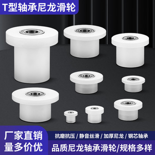 Type Single-Sided Track Pulley Polypropylene Nylon Roller Wear-Resistant Train Guide Fixed Pulley