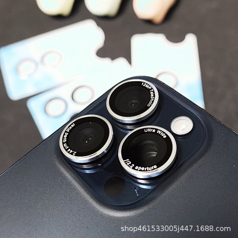 iPhone17pro 模造オリジナル固定焦点イーグルアイプリントレターレンズフィルム 15 高精細 AR 反射防止電気メッキガラスに適しています。|undefined