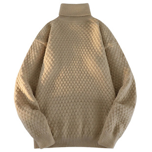 2024 Autumn and Winter New National Fashion Sweater Men's Fashion Brand Winter Knitted Base Shirt Inner Lovers Top 610