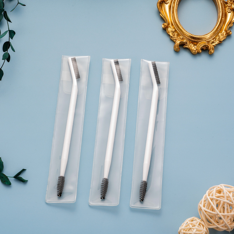 Wholesale of portable beauty tools such as double-headed spiral eyebrow combs, single makeup brushes, eyebrow brushes, eyelash brushes and eye brushes undefined