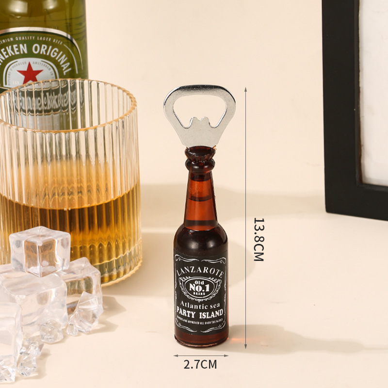 Abrebotellas de cerveza de celebridades de Internet, imanes para refrigeradores de moda personalizados, mini destornillador de cerveza al por mayor