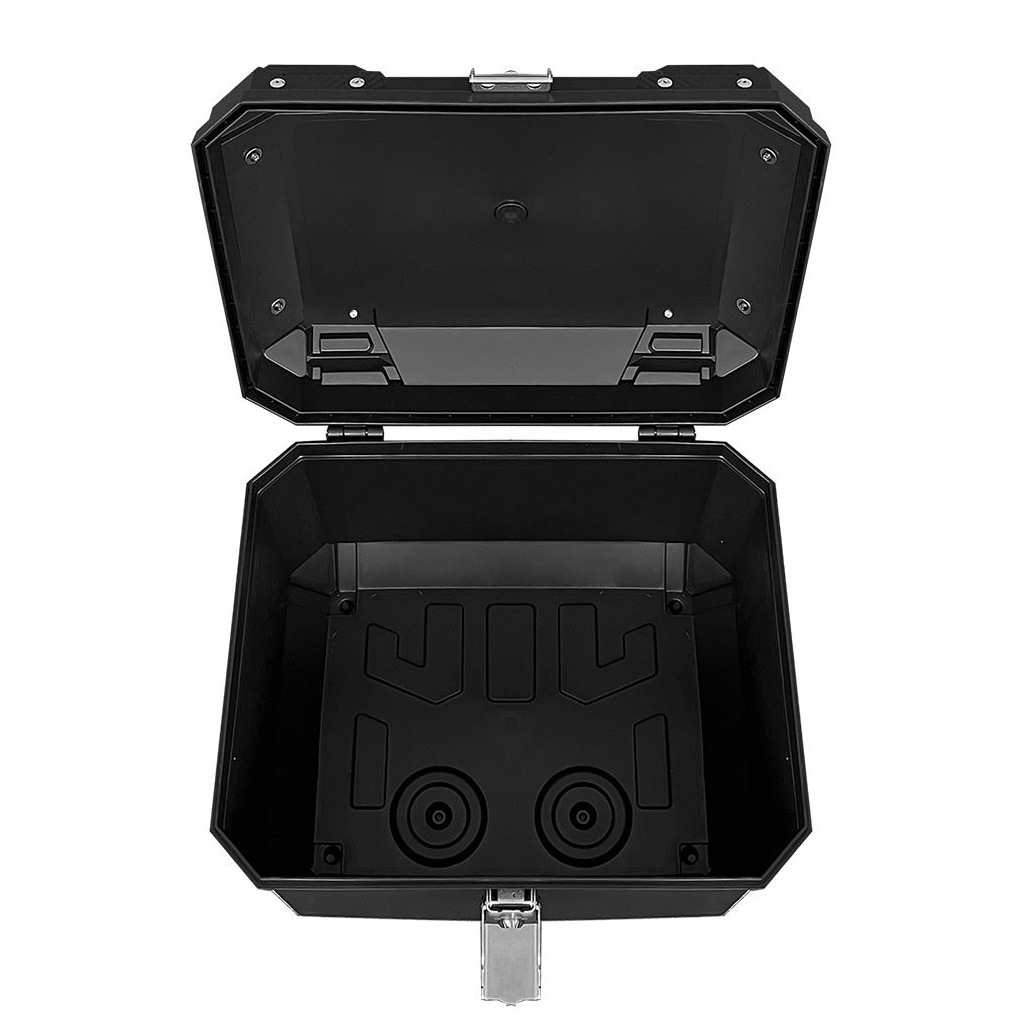 Suitable for motorcycle rear trunk 45L waterproof PP trunk non-aluminum alloy battery car toolbox universal tail box