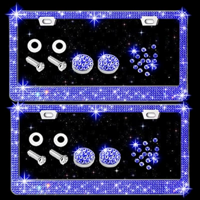 American Standard License Plate Frame License plate holder/license plate holder - blue-diamond-2-pieces