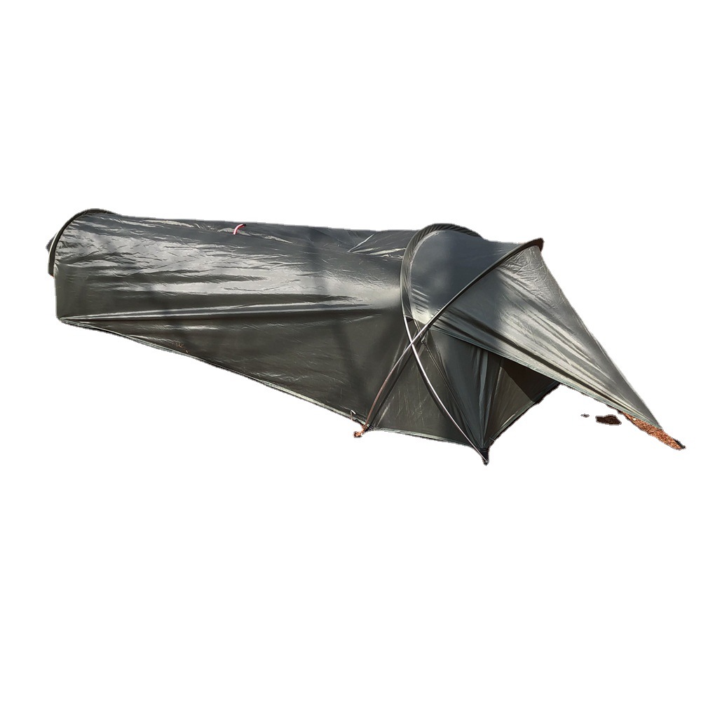 Patented Shelter Hidden Mountain Single 1 Person Ultra Light Outdoor Equipment Supplies Mountain Climbing Wild Camping Small Sleeping Bag Tent