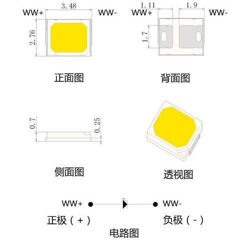 2835ȫ����ֲ�����0.2W��ƬSMD�������PPFֲ��������led����