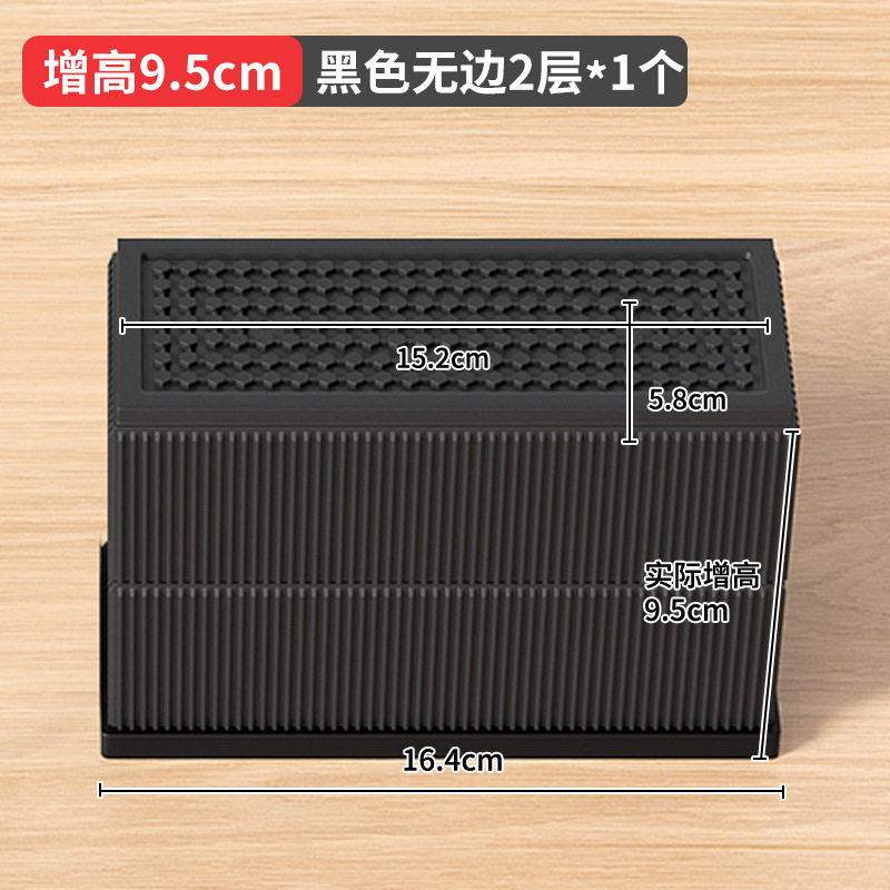 国境を越えたアマゾンの黒色家具ベッドが高くなった足マット2 358インチテーブルソファーキャビネットtpu滑り止めオーバーレイ