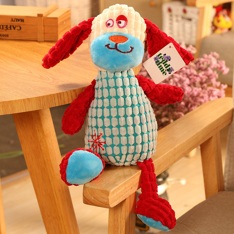 Comercio exterior para apaciguar a las muñecas, muñecas para dormir, muñecas, corderos, cachorros, feos y lindos juguetes de peluche de tela de empalme Abebe