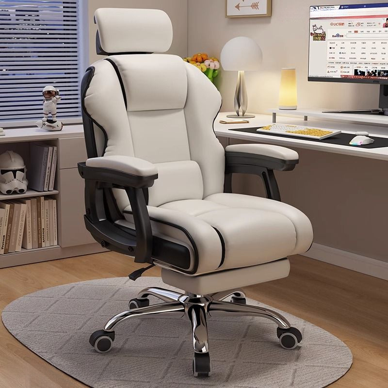 Computer Chair, Home Ergonomic Chair, Comfortable for Long Periods of Sitting, Gaming Chair, Backrest, Office Seat, Dormitory Study Swivel Chair
