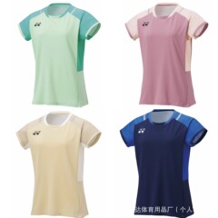 2025起爆JP日本版女子バドミントン大会服VCD速乾半袖スポーツウェア共同購入カスタマイズ
