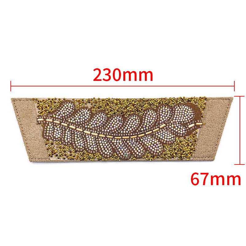 Nuevos accesorios de zapato DIY una sola forma de sandalias de diamante semiacabados zapatillas taladro superior
