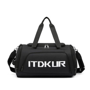 Couple's Multifunctional Decompression Portable Travel Bag with Wet and Dry Separation, Gym Bag with Pull Rod, Shoe Compartment, and Large Capacity