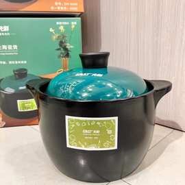 先科巴洛克养生陶瓷煲6L家用汤锅炖锅多功能煲汤煮粥砂锅批发团购