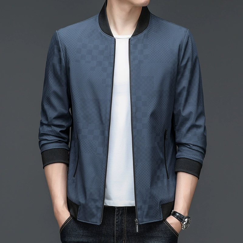Autumn fashionable trend jacket, for middle-aged man