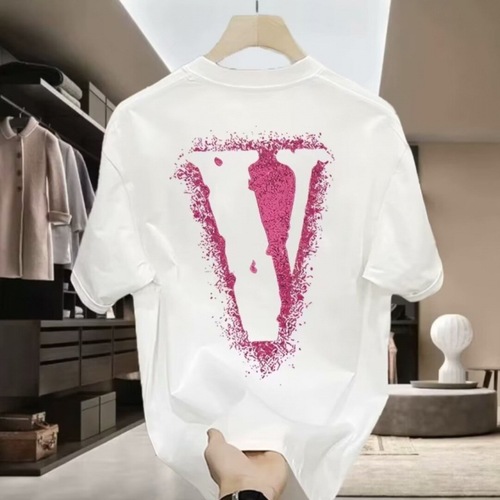 Cotton Heavyweight Print Short-Sleeve T-Shirt for Men and Women, Summer Trend Brand Oversize Loose Casual Top