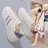 Spring Shoes 2021 new pattern The thickness of the bottom Increase leisure time skate shoes Sports shoes run ventilation fresh White shoes