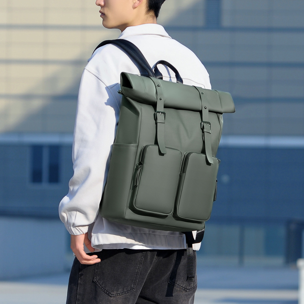 Stilvoller Laptop Rucksack Für Herren Freizeit Und Geschäftsreise_voghion.com