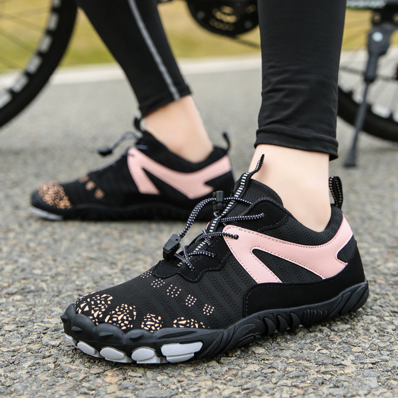 Zapatos de malla de cinco dedos para exteriores, versión deportiva para montañismo, zapatos de senderismo transpirables, zapatos de correr para escalada en roca para hombre, antideslizantes image 14