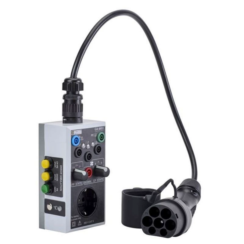 Chauvin Arnoux CA6651 Тестовый адаптер для зарядной станции электромобиля Портативный адаптер безопасности