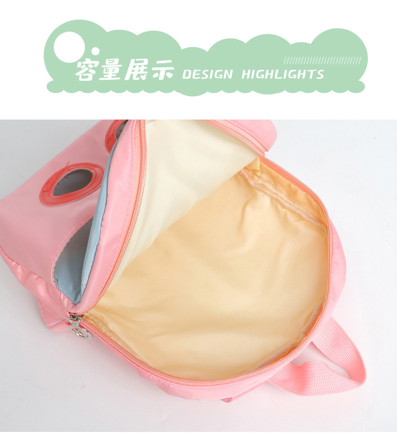 2021 New Cartoon plush children's small backpack, lightweight schoolbag for kindergarten babies, and backpacks for boys and girls traveling undefined