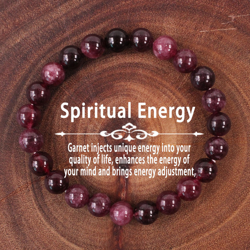 Cross-Border Cherry Red Garnet Beaded Bracelets in Stock Wholesale from Manufacturers