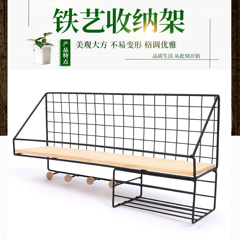 Поставки железных стеллажей на стену стеллаж для рисования гостиная кухня настенное хранение