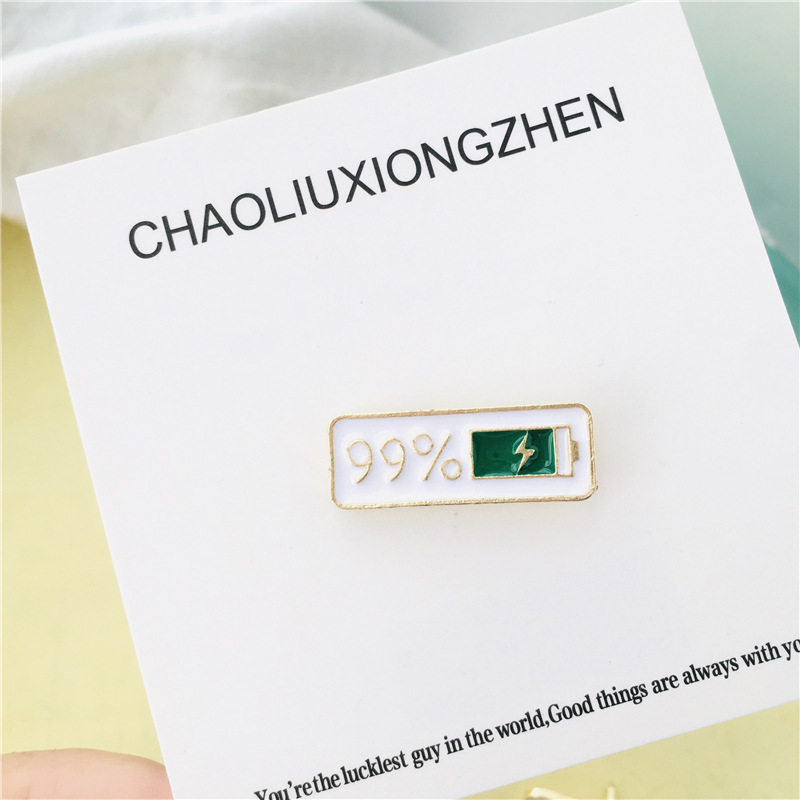 Cambio de humor de poder social broche insignia femenina nueva medalla creativa ropa bolsa decoraciones insignia de metal