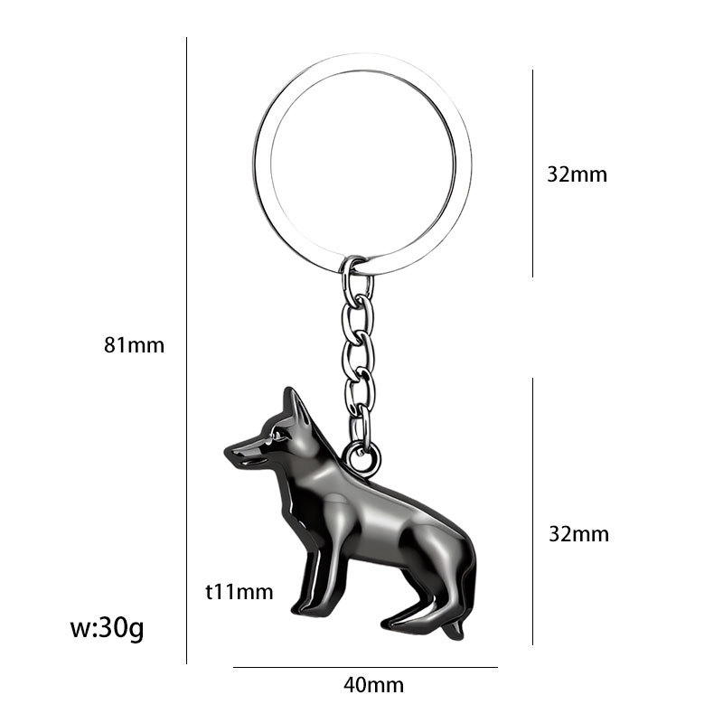Llavero brillante de gato y perro, regalo pequeño para la apertura de tienda de mascotas, llavero metálico de animal de dibujos animados DIY, personalizable